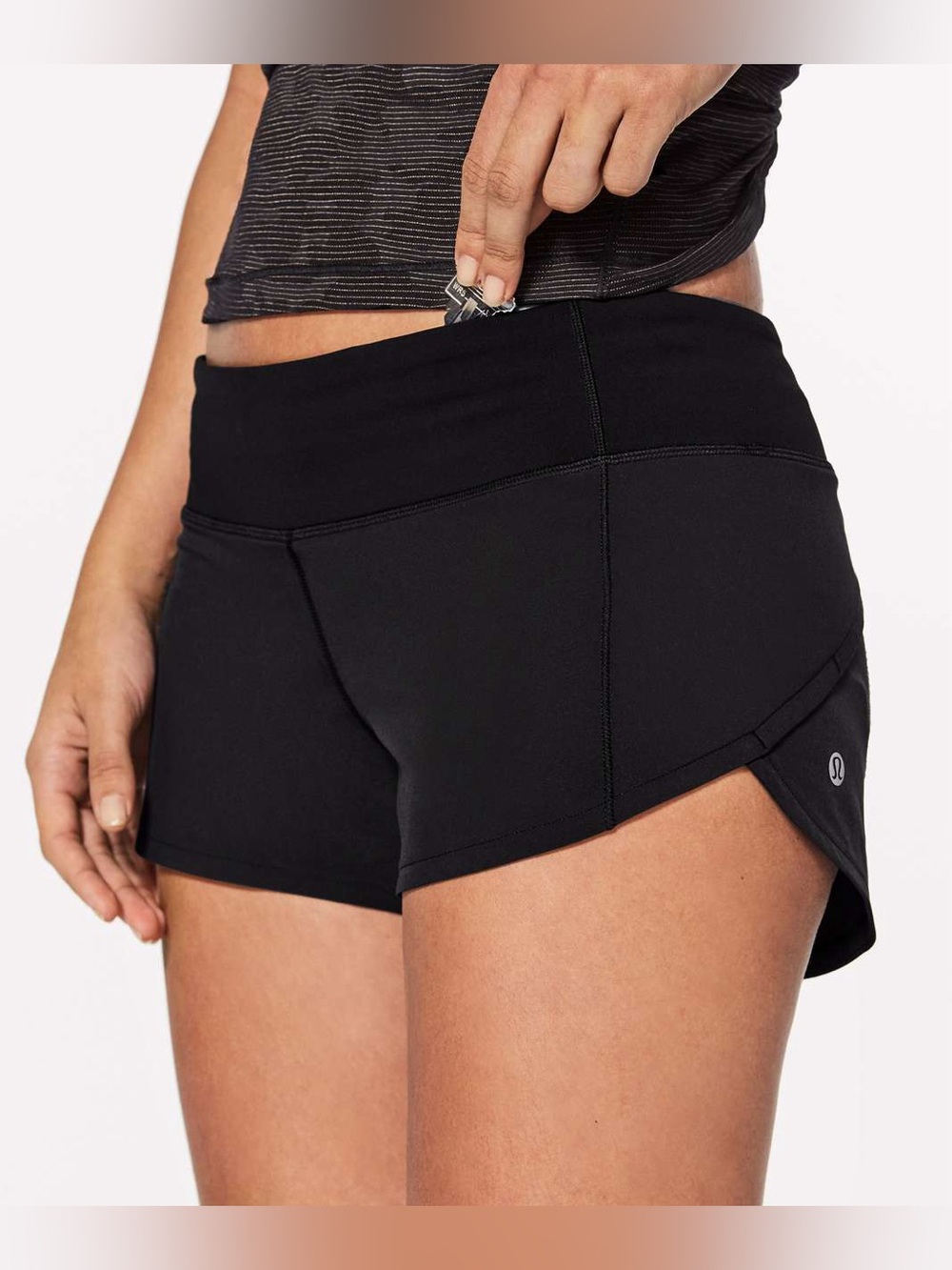 Lululemon Speed Up High-Rise 2.5” Shorts Black Size 6